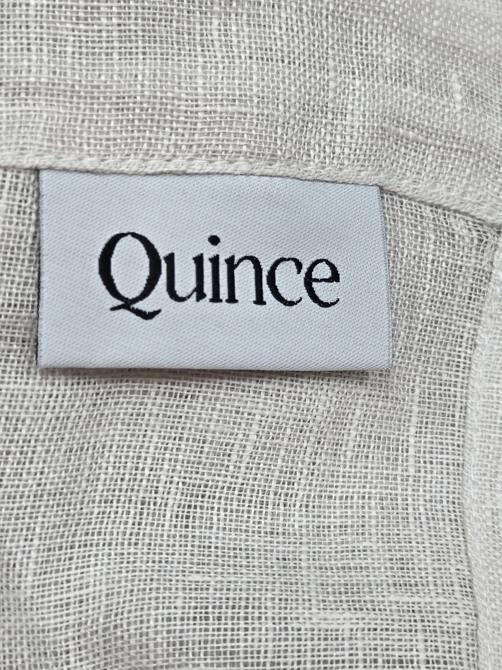 NWT QUINCE Set Of 2 48x96 European Linen Sheer Curtains Cloud 9309
